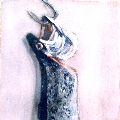 Fisch, 1997, Öl auf Leinwand