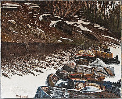 Roboski, 2015, 160 x 180cm, Öl auf Leinwand