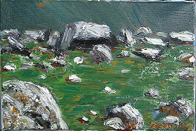Alp, 2004, 40 × 60cm, Öl auf Leinwand