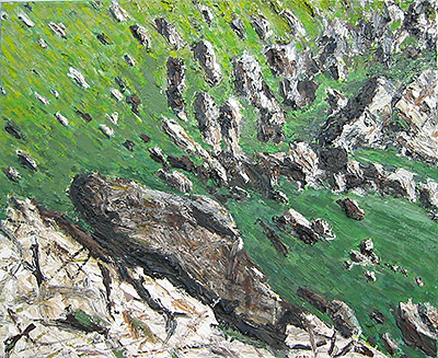 Alp, 2004, 40 × 60cm, Öl auf Leinwand