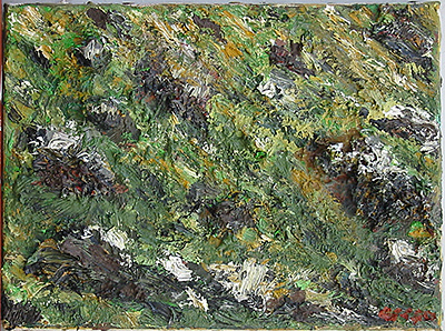 Alp, 2003, 30 x 40cm, Öl auf Leinwand