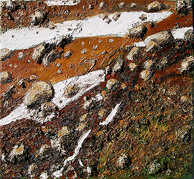 Alp, 2004, 65 x 70cm, Öl auf Leinwand
