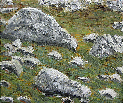 Alp, 2003, 55 x 65cm, Öl auf Leinwand
