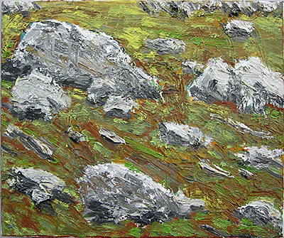 Alp, 2003, 55 x 65cm, Öl auf Leinwand