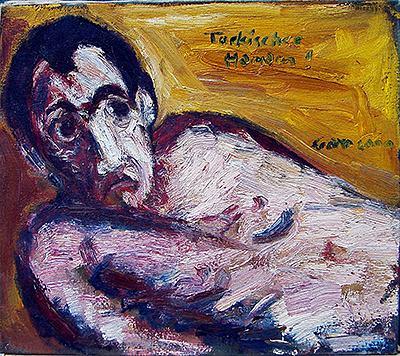 Türkischer Hamam, 2000, Öl auf Leinwand