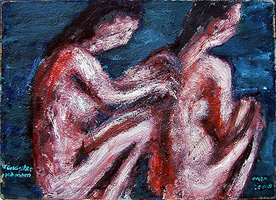 Türkischer Hamam, 2000, Öl auf Leinwand