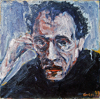 Selbstportrait, 1999, Öl auf Leinwand