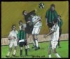 Fussball, 2006, Öl auf Leinwand