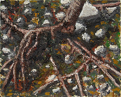 2009, 50 x 40cm, Öl auf Papier