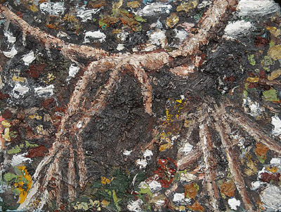 2009, 30 x 40cm, Öl auf Pavatex