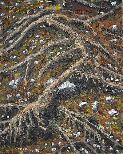 2009, 60 x 40cm, Öl auf Pavatex