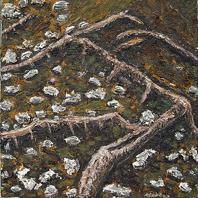 2009, 60 x 60cm, Öl auf Leinwand