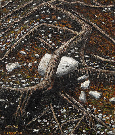 2009, 120 x 100cm, Öl auf Leinwand